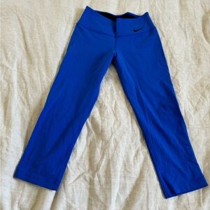 NWOT Nike Pro Royal Blue Capris